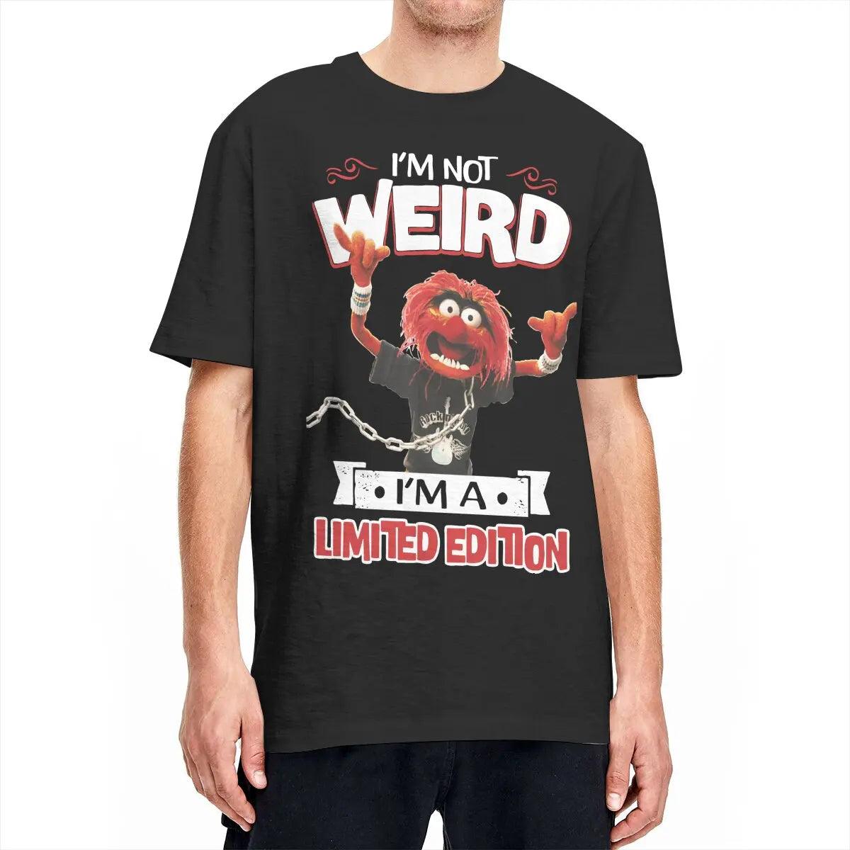 Tee Shirt Muppet Show Animal Rock I'm Not Weird I'm A Limited Edition T Shirts Cotton Hipster T-Shirt Big Size Clothing - Lizard Vigilante