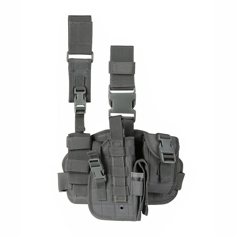 Tactical Leg Gun Holster Outdoor Multi-function Camouflage Bag Tied Leg Pistol Protective Cover Phone Pocket Hunting Gear - Premium  from Lizard Vigilante - Just $29.99! Shop now at Lizard Vigilante