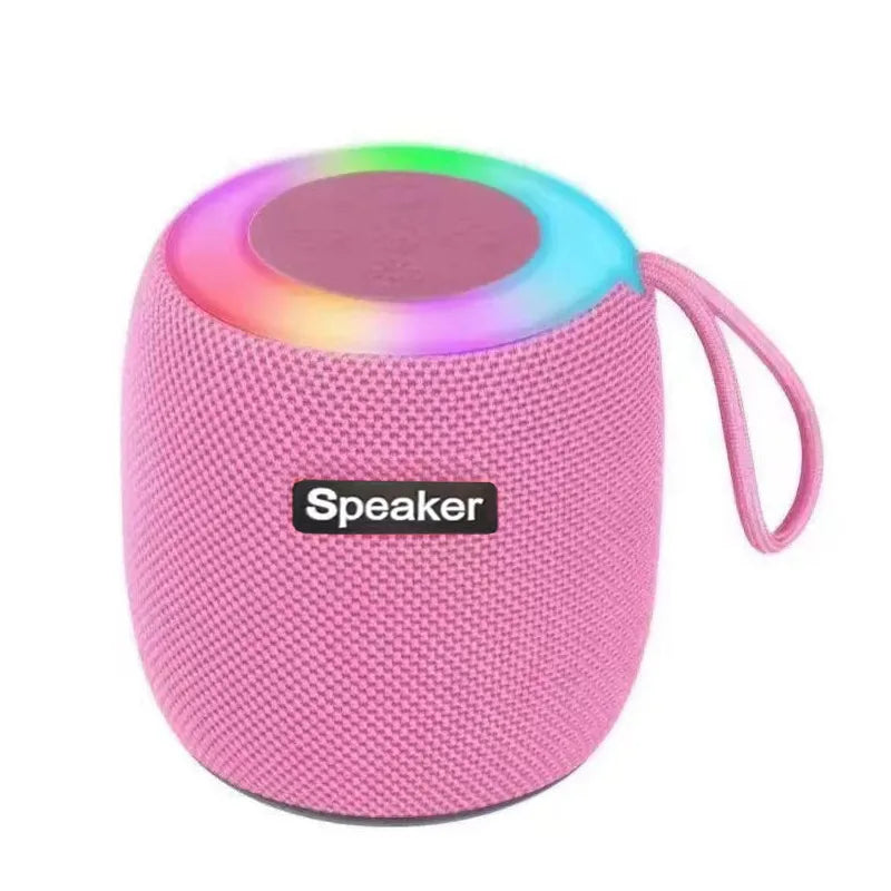 Outdoor portable wireless Bluetooth speaker, subwoofer, car and home with colorful lights, atmospheric small mini speaker