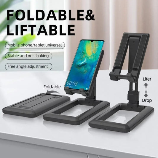 PzzPss Foldable Tablet Phone Holder Desktop Mobile Phone Stand Adjustable Desk Bracket Smartphone Stand For iPad iPhone Samsung - Premium phone holder from Lizard Vigilante - Just $15.99! Shop now at Lizard Vigilante