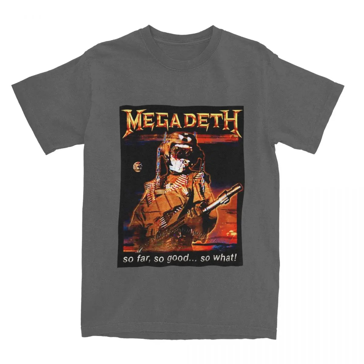 Megadeth 100% Cotton T-Shirt for Men & Women – Comfortable Novelty O-Neck Tee, Big Sizes Available - Premium t-shirt from Lizard Vigilante - Just $23.88! Shop now at Lizard Vigilante