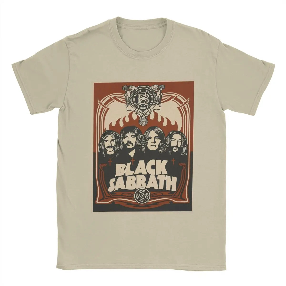 New Arrival Men Women Vintage Black Sabbaths Band Poster T Shirt Apparel Heavy Metal Pure Cotton T-shirt Clothing Novelty Tees - Premium tee from Lizard Vigilante - Just $21.99! Shop now at Lizard Vigilante