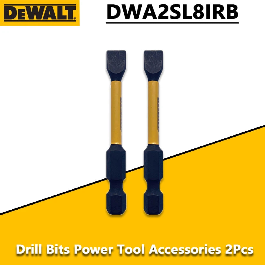 DEWALT 2PC IMPACT READY Slotted Power Bits – S2 Steel 8-10 Tips with 1/4” Hex Shank, Precision-Driven for Industrial & DIY Power Tool Enthusiasts - Premium  from Lizard Vigilante - Just $9.99! Shop now at Lizard Vigilante