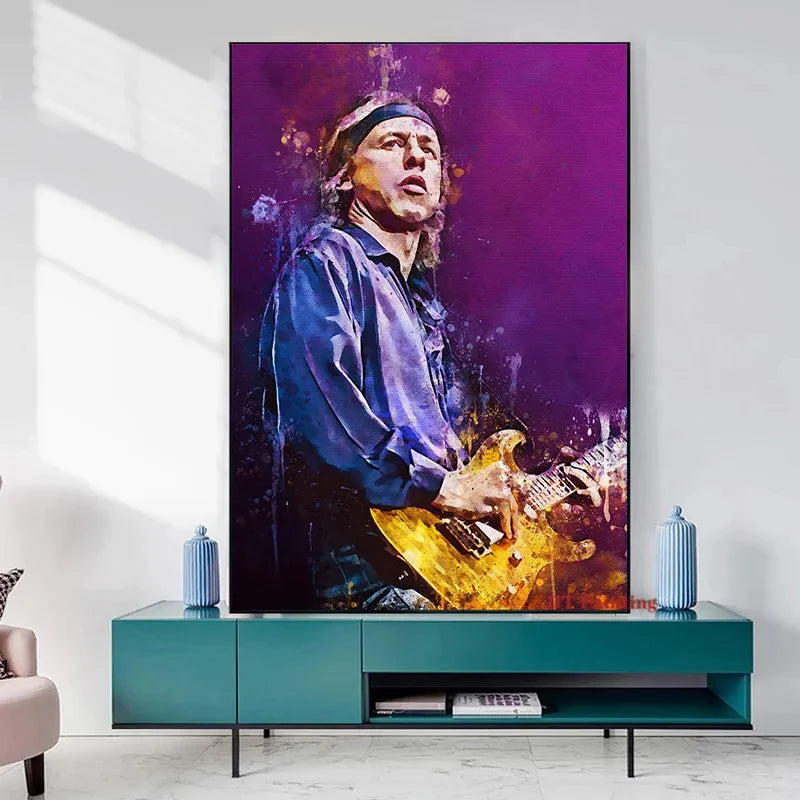 Famous Guitar Musicians Canvas Poster - Frank Zappa, Ace Frehley, Van Halen Wall Art - Premium Poster from Lizard Vigilante - Just $9.99! Shop now at Lizard Vigilante