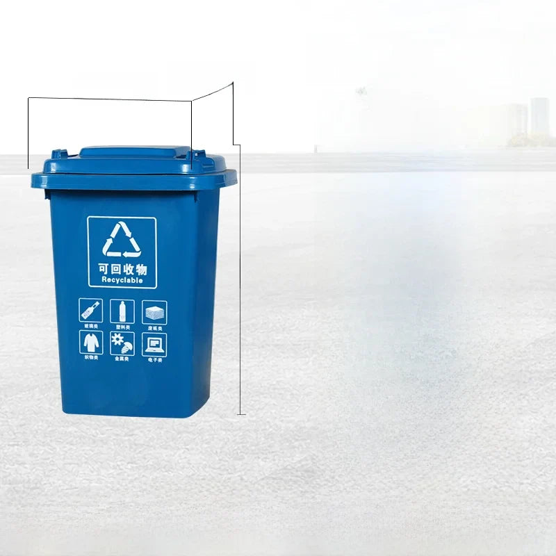 Large Capaci Outdoor Kitchen Waste Bin 240L with Wheels for ering Commercial Use Big Size Tra Can Recycling Bin