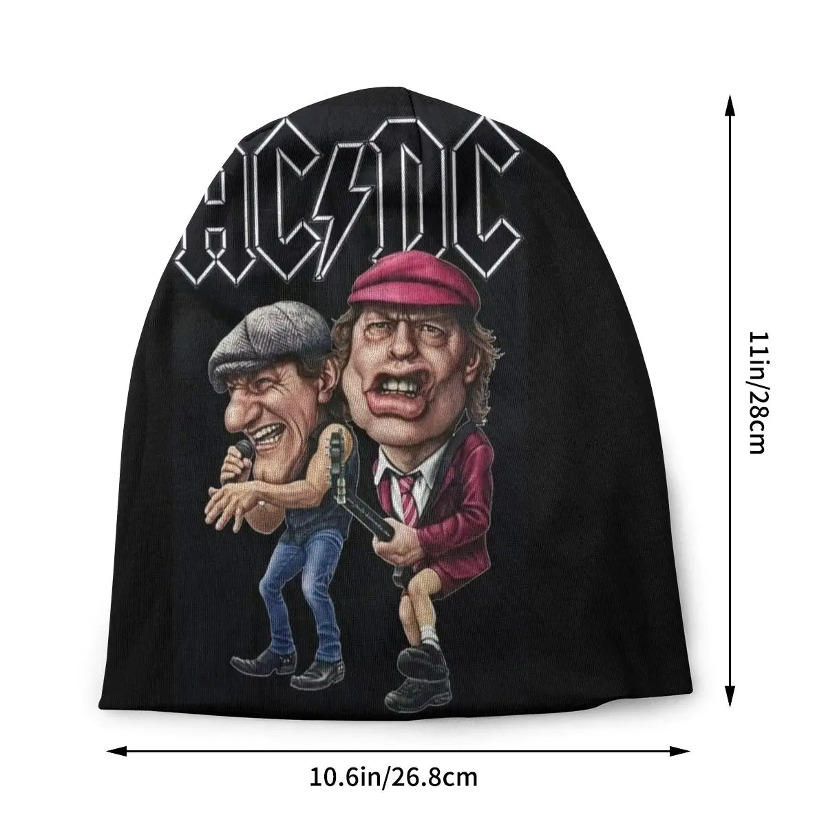 Australian Band Star AC/DC Beanies Caps - Unisex Outdoor Winter Warm Knit Hat - Premium beanie from Lizard Vigilante - Just $23.88! Shop now at Lizard Vigilante