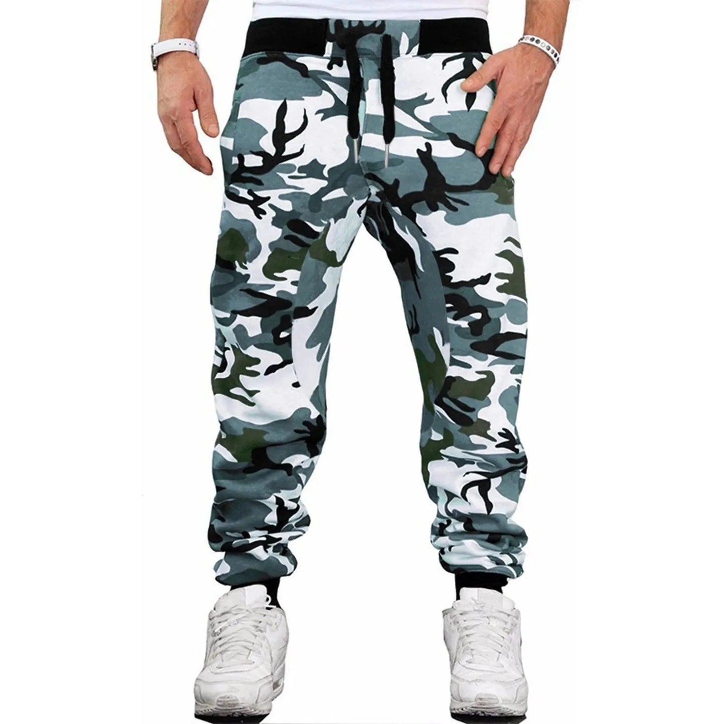 Men's Fashion Track Pants - Casual Streetwear Joggers, Hip Hop Gym Sweatpants with Pockets - Premium track pants from Lizard Vigilante - Just $23.88! Shop now at Lizard Vigilante