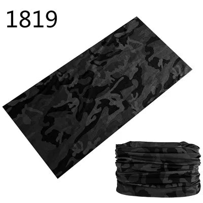 Camouflage Seamless Magic Bandana Buffs Neck Gaiter Paisley Headband Cycling Fishing Tube Face Shield Men Women Scarf Mask Cap - Premium neck gaiter from Lizard Vigilante - Just $5.99! Shop now at Lizard Vigilante