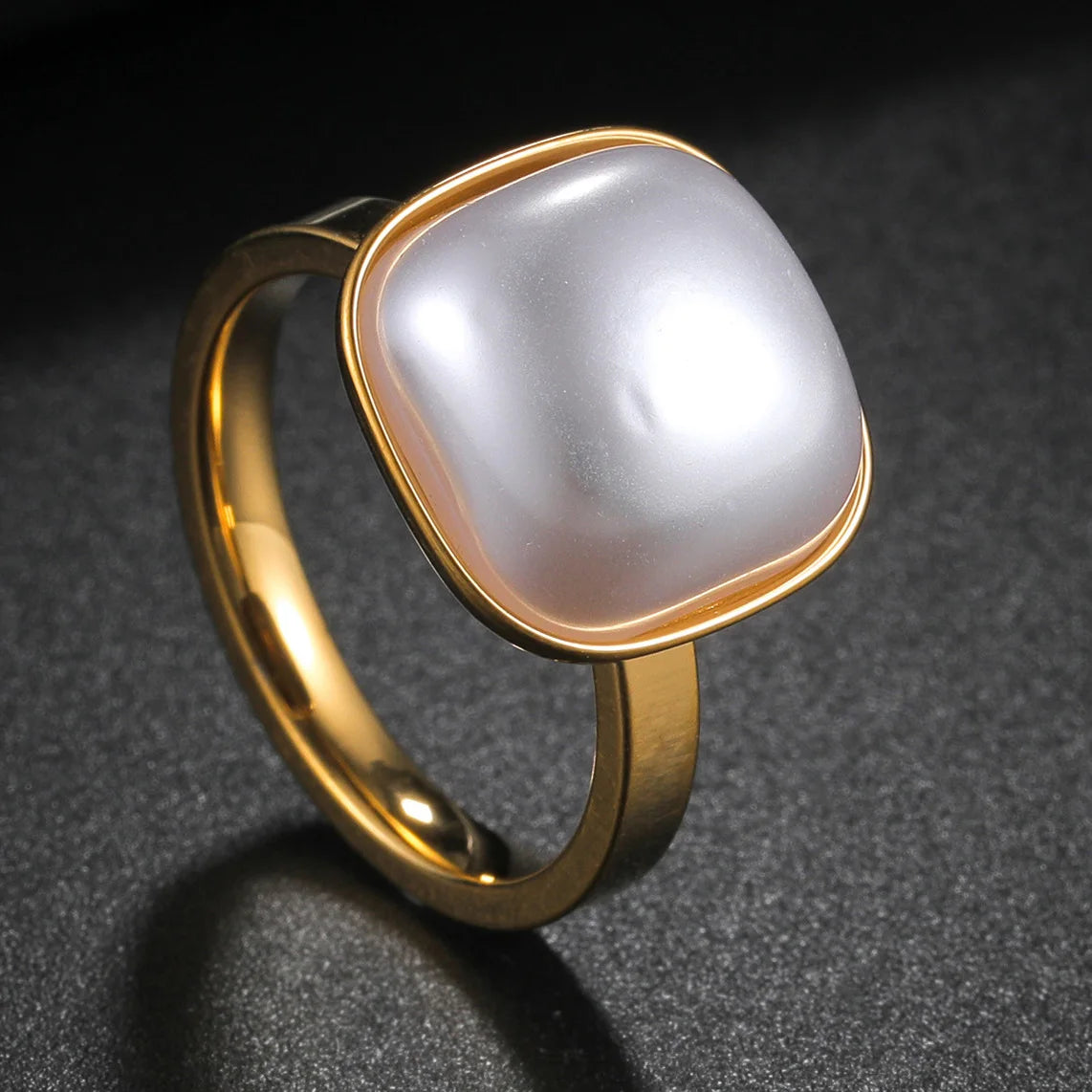 Top Band Mechanical Wheel Rock Gear Ring: 8mm Stainless Steel Comfort Fit Jewelry for Men & Women