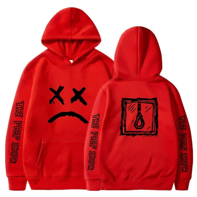 Lil Peep Hip Hop Hell Boy Hoodie | Men's & Women's Casual Fleece Pullover Sweatshirt for Autumn/Winter - Premium Long-sleeve hoodie from Lizard Vigilante - Just $46.66! Shop now at Lizard Vigilante