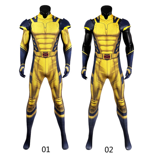 Wolverine Cosplay Costume James Howlett Jumpsuit Shoulder Armor Set 3D Printing Zentai Bodysuit Superhero Halloween Man Outfit - Premium Cosplay Costumes from Lizard Vigilante - Just $64.99! Shop now at Lizard Vigilante