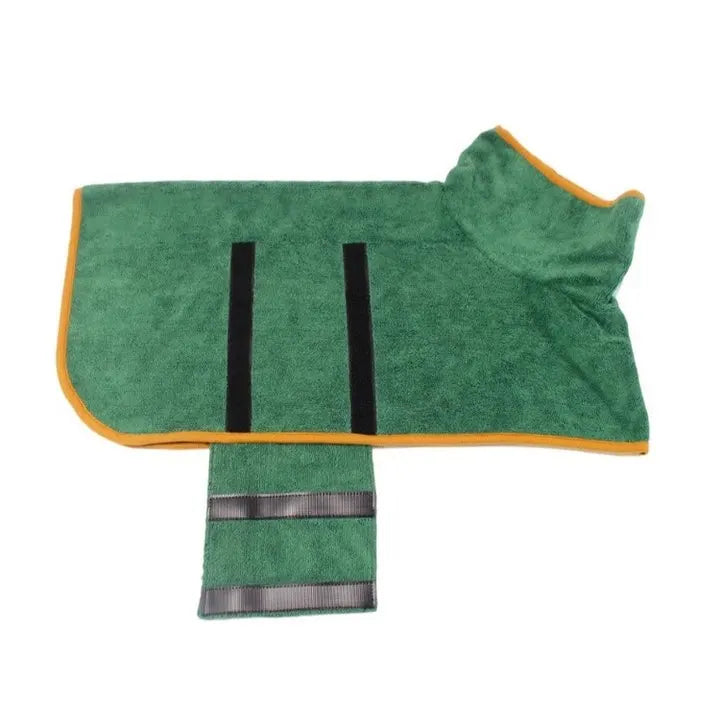 Pet Bathrobe – Fast Drying Microfiber Grooming Coat for Dogs | Absorbent, Soft, and Adjustable Towel for Small, Medium, and Large Dogs - Premium pet towel from Lizard Vigilante - Just $19.99! Shop now at Lizard Vigilante