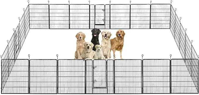 BestPet Dog Playpen: A Safe and Versatile Space for Your Furry Friend - Premium pet playpen from Lizard Vigilante - Just $223.99! Shop now at Lizard Vigilante