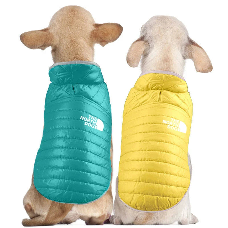 Double Sided Dog Coat Winter Warm Pet Dog Clothes For Small Medium Dogs Vest Chihuahua Clothing Soft Puppy Costumes Ropa Perro