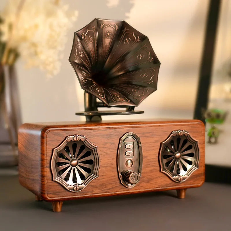 AS36 Bluetooth Speaker Features High-Quality Retro Multi-Functional FM Radio High-Volume Wireless Audio System Subwoofer Gift
