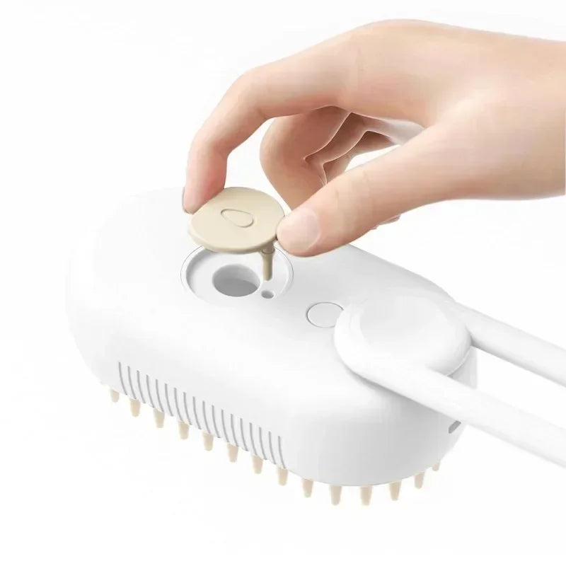 Cat Steam Brush Steamy Dog Brush 3 in 1 Electric Spray Cat Hair Brushes for Massage Pet Grooming Comb Hair Removal Combs - Premium  from Lizard Vigilante - Just $8.99! Shop now at Lizard Vigilante