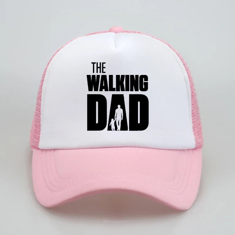 The Walking Dad Funny Fathers Day Trucker Hat Adjustable Summer Baseball Cap