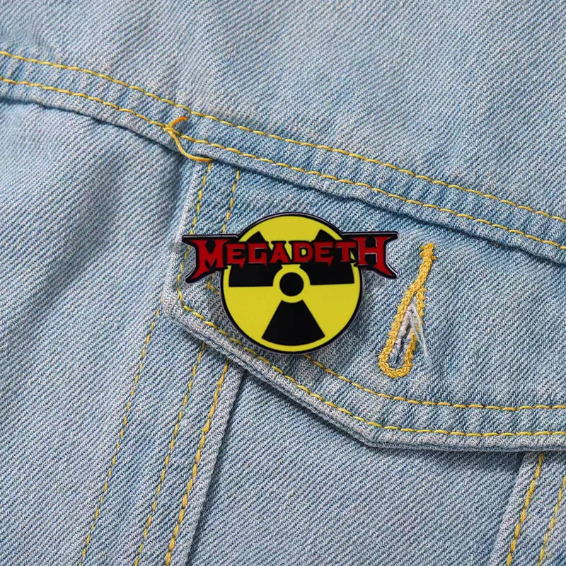 Punk Rock Band Brooches Heavy Metal Music Badges Men's Backpack Pins Denim Jackets Hat Pins Jewelry Accessories - Premium brooch from Lizard Vigilante - Just $9.99! Shop now at Lizard Vigilante