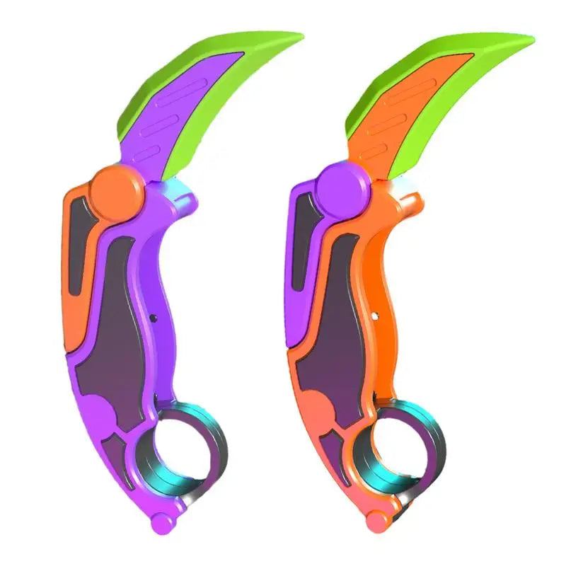 3D Printed Gravity Claw Knife Toy – Stress Relief Butterfly Fidget Hand Gripper, Sensory Toy for Relaxation & Focus - Premium knife from Lizard Vigilante - Just $16.66! Shop now at Lizard Vigilante