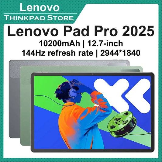 New Lenovo Xiaoxin Pad Pro 12.7 2025 Tablet Dimensity 8300 2.9k Resolution 144Hz Refresh WIFI 10200mAh Android ZUI16 Tablet PC