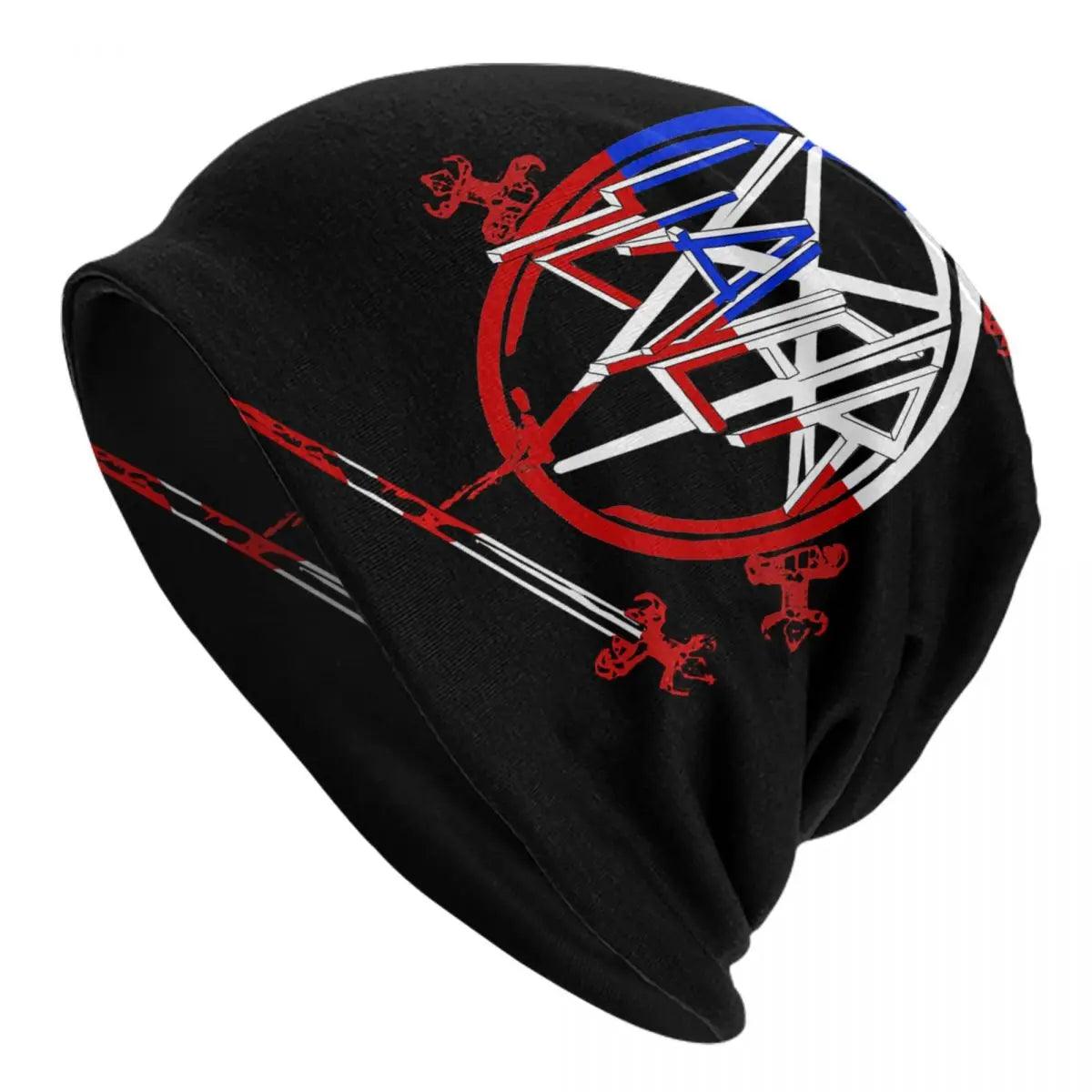 Winter Slayers Logo Street Beanies Warm Knitting Hat Women Men Caps Adult Heavy Metal Band Beanie Hats Outdoor Ski Cap - Lizard Vigilante