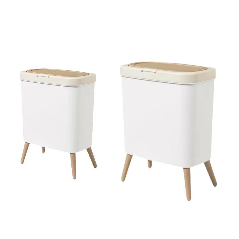 Kitchen Bathroom Living Room Office Bedroom Household Trash Can Small Medium Large Size Waste Bin with Lid