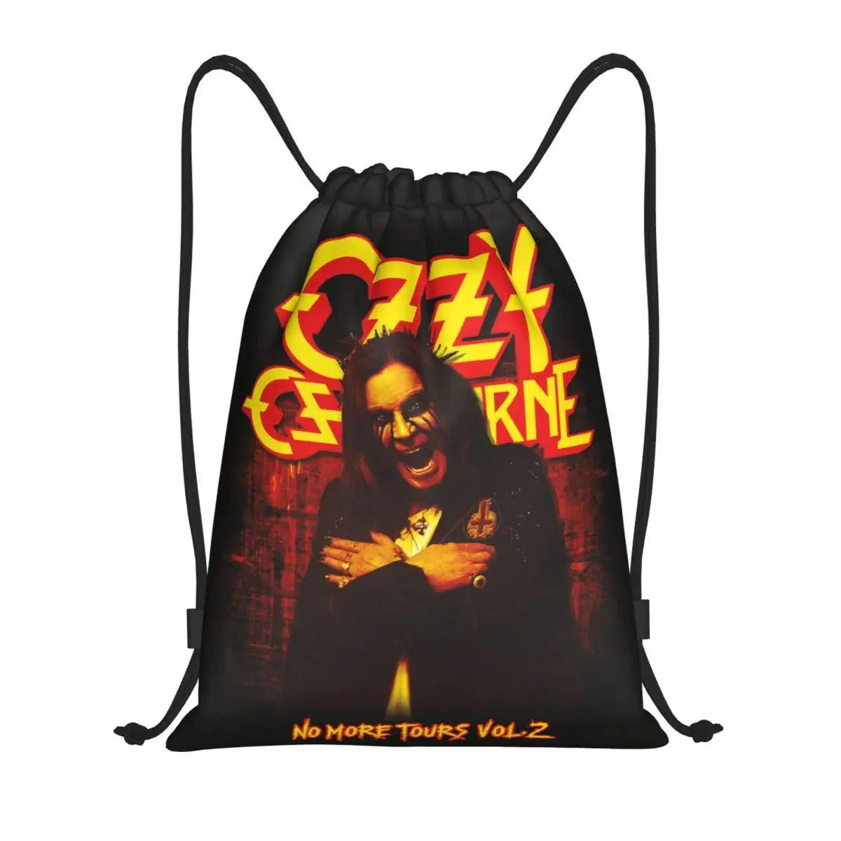 Ozzy Osbourne Drawstring Backpack | Heavy Metal Rock Bag - Premium backpack from Lizard Vigilante - Just $19.89! Shop now at Lizard Vigilante