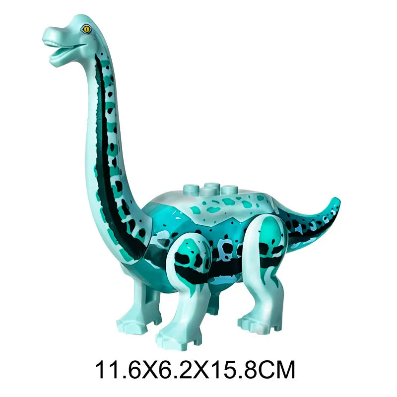 Dinosaurs Figures Bricks Building Blocks Velociraptor Jurassic Dino World Large T-Rex Triceratops Indominus Rex Toys For Kids - Premium toys from Lizard Vigilante - Just $1.99! Shop now at Lizard Vigilante