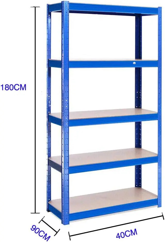 Heavy-Duty 5-Tier Garage Shelving Unit – Adjustable Boltless Storage Racking for Warehouse, Home, Office, and Pantry - Premium shelving from Lizard Vigilante - Just $73.99! Shop now at Lizard Vigilante