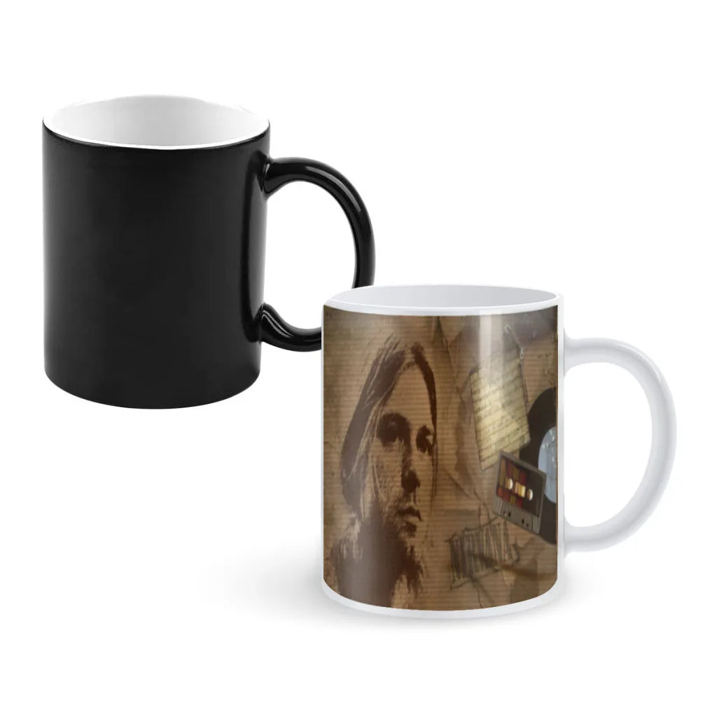 Nirvana Thermochromatic Magic Mug – Heat-Reactive Rock Band Coffee Cup for Bold Fans & Legendary Gifting - Premium mug from Lizard Vigilante - Just $19.88! Shop now at Lizard Vigilante