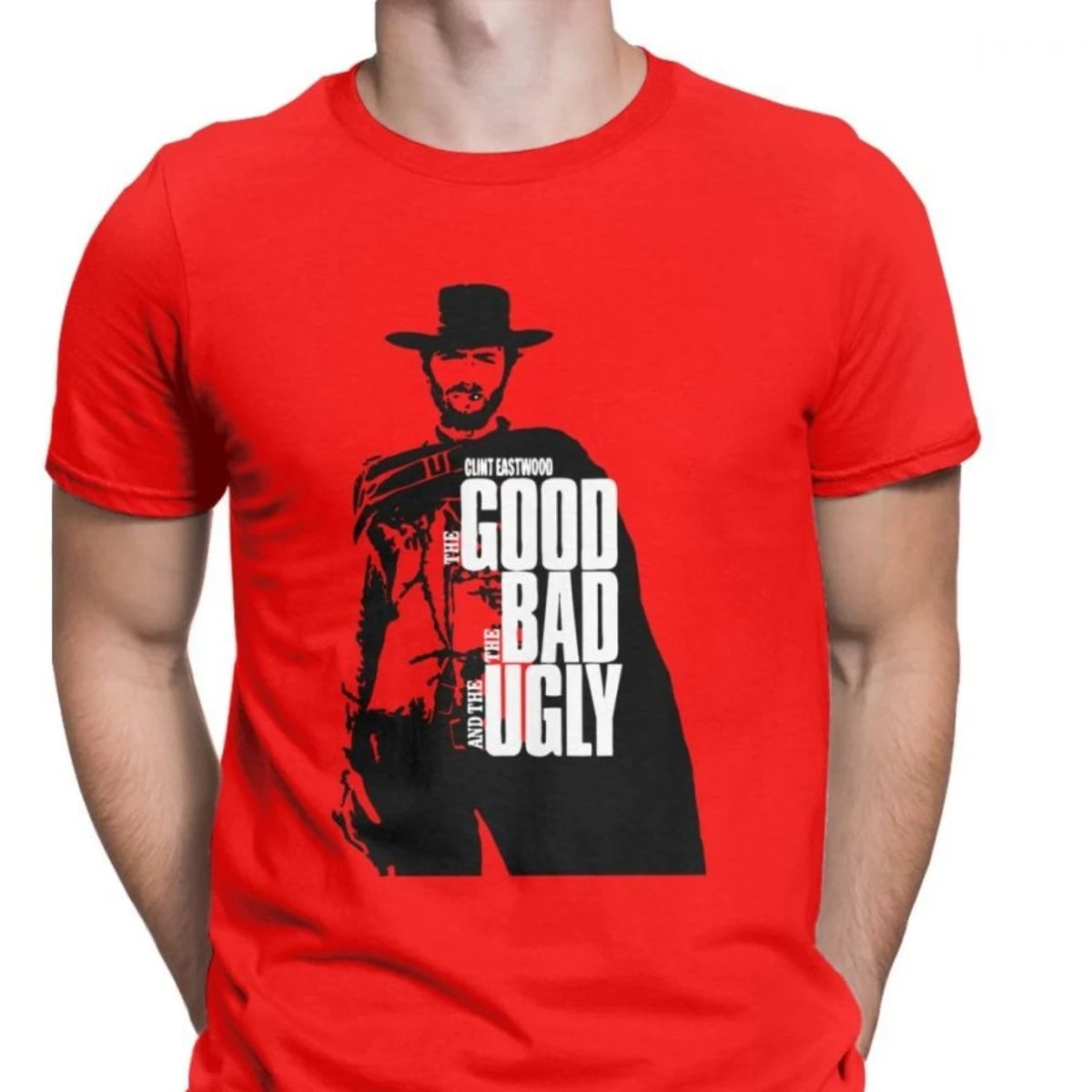 The Good The Bad And The Ugly Tee Shirt Big Size Clothing Novelty Clint Eastwood Tee Shirts Men Cotton T-Shirts - Premium tshirt from Lizard Vigilante - Just $22.49! Shop now at Lizard Vigilante