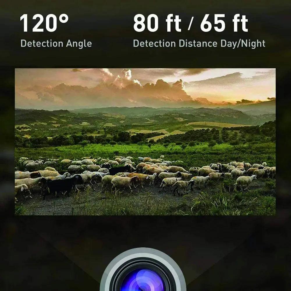 Outdoor HD4K Infrared Low Glow Arction Camera 48MP Mini Trail Game Night Vision IP66 Waterproof Hunting Wildlife Trap Game Cam - Lizard Vigilante