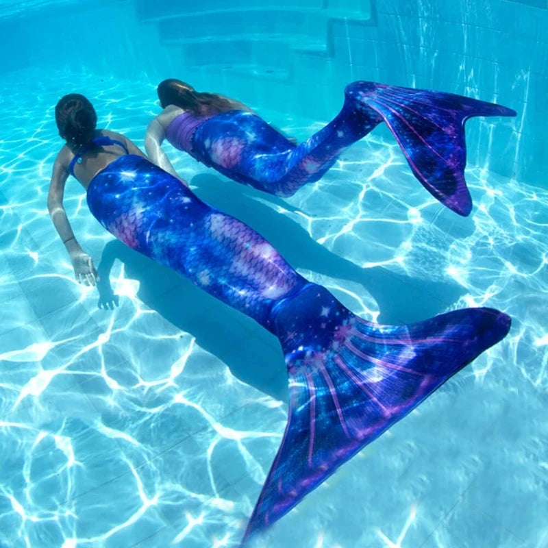 Mermaid Tails for Swimming Swimsuit Costume Adults Cosplay Fish Tail Costume Beach Swim Suit No Monofin Swimwear - Premium Cosplay Costumes from Lizard Vigilante - Just $38.88! Shop now at Lizard Vigilante