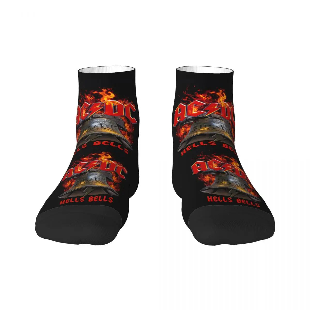 Heavy Metal AC DC Men Women Crew Socks Unisex Cool 3D Print Vintage Rock Dress Socks - Lizard Vigilante