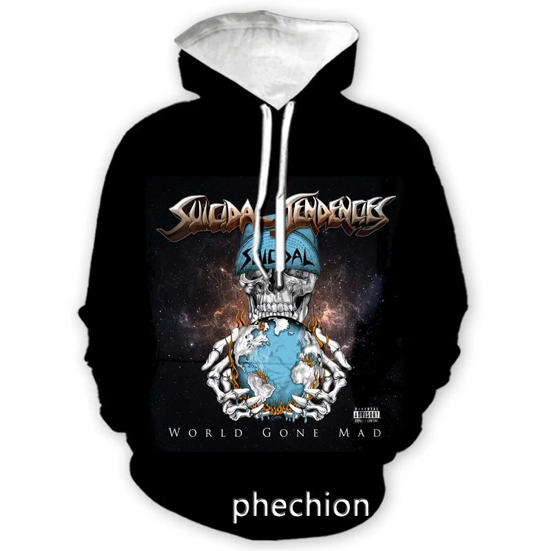 Suicidal Tendencies 3D Print Hoodie – Iconic Streetwear for Men & Women | Loose-Fit, Casual Comfort, All-Season Edge - Premium hoodie from Lizard Vigilante - Just $48.88! Shop now at Lizard Vigilante