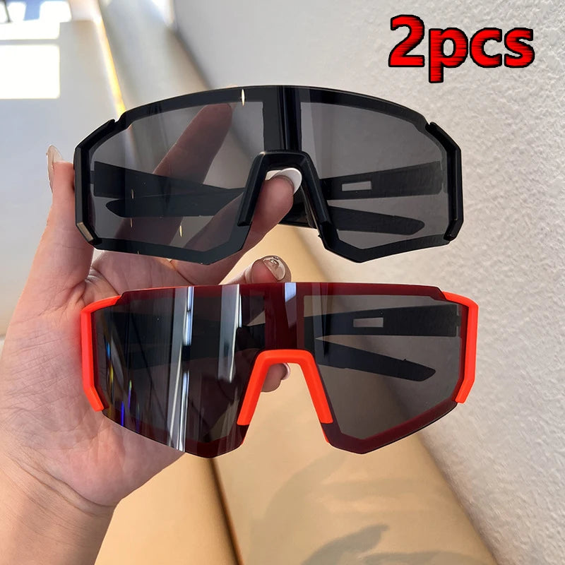 2pcs UV400 Cycling Sunglasses – Tactical Double Pack