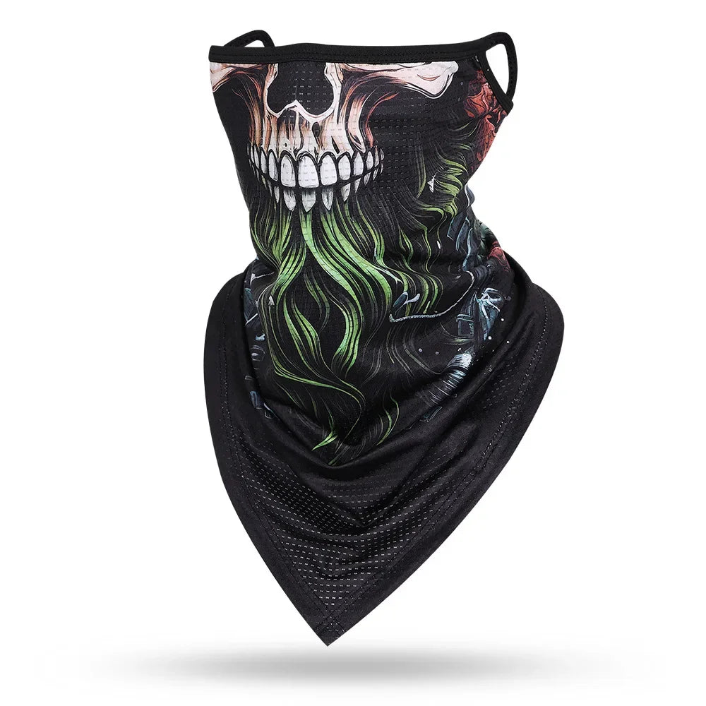 Beard Skull Face Balaclava - Versatile Protective Mask for Men and Women - Premium face mask from Lizard Vigilante - Just $17.99! Shop now at Lizard Vigilante