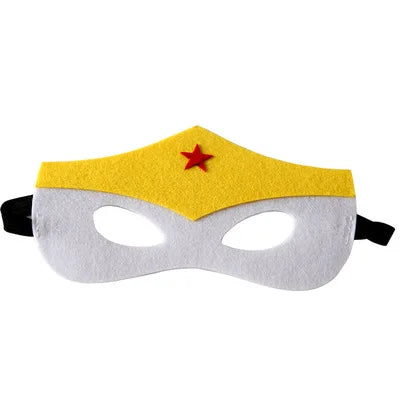 Superhero Kids Cosplay Masks 28-Piece Set — Party Favor Costume Accessories For Boys And Girls