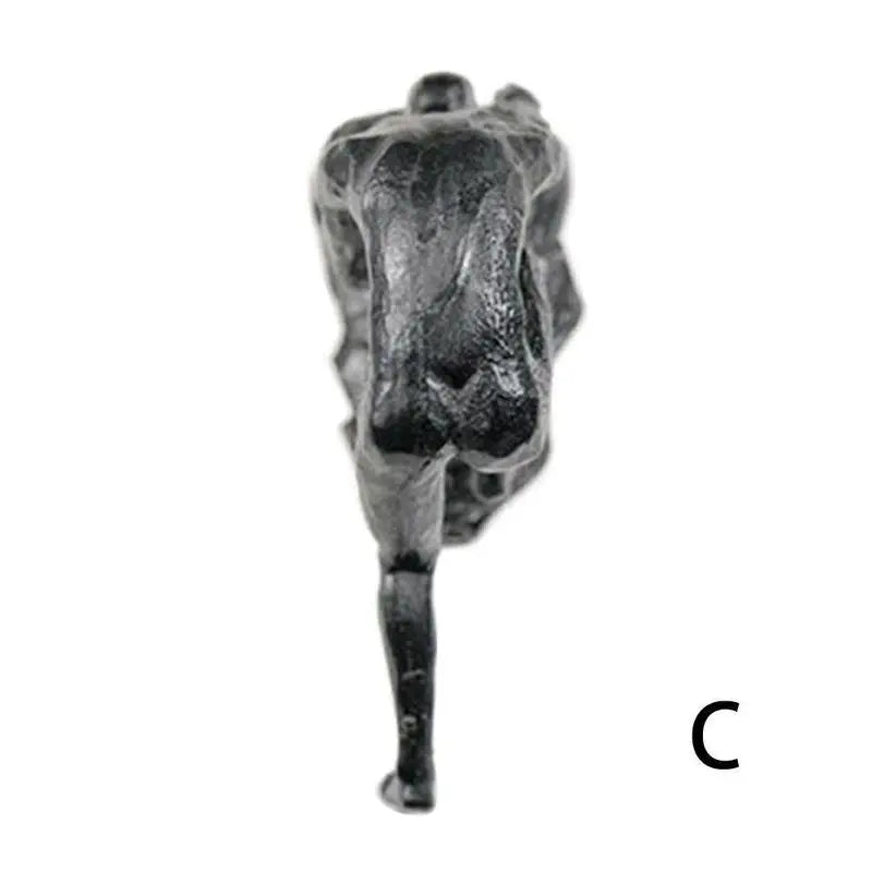 2024 Christmas Modern Simplicity Athlete Resin Sculpture Creative Climbing Man Wall Sculptures Hand-Finished For Wall Art Statue