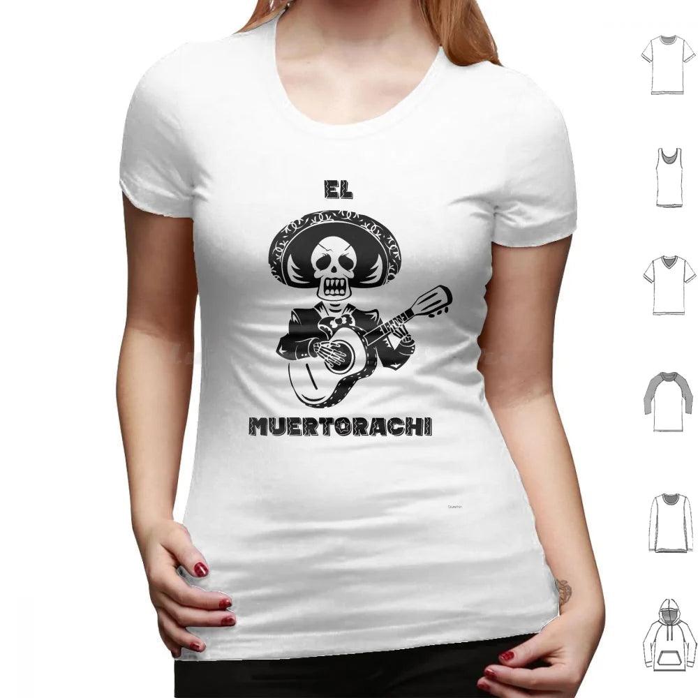 El Muertorachi T Shirt Men Women Kids 6xl El Mariachi Mexico Mexican Guitar Guitar Player Death Dead Day Of The Dead Skull - Lizard Vigilante