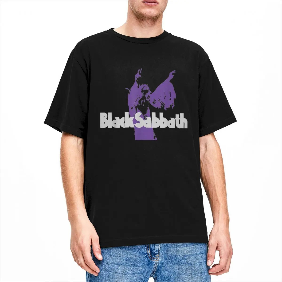 Men Women's Black Sabbaths Free Official Purple Rock Band T Shirt Merch metal music Pure Cotton T-shirt Clothes Vintage Tees - Lizard Vigilante