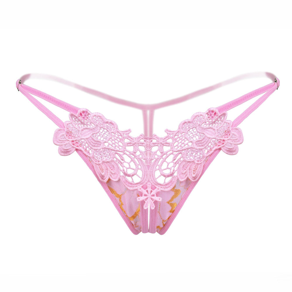 Women’s Plus Size Lace Thong – Sexy Low-Rise G-String, Floral Lace Temptation Lingerie - Premium thong from Lizard Vigilante - Just $16.66! Shop now at Lizard Vigilante