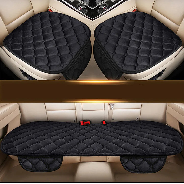 Premium Artificial Fur Car Seat Covers for Renault Kadjar F3 X45 - Front & Rear Velvet Cushions - Premium seat covers from Lizard Vigilante - Just $14.99! Shop now at Lizard Vigilante