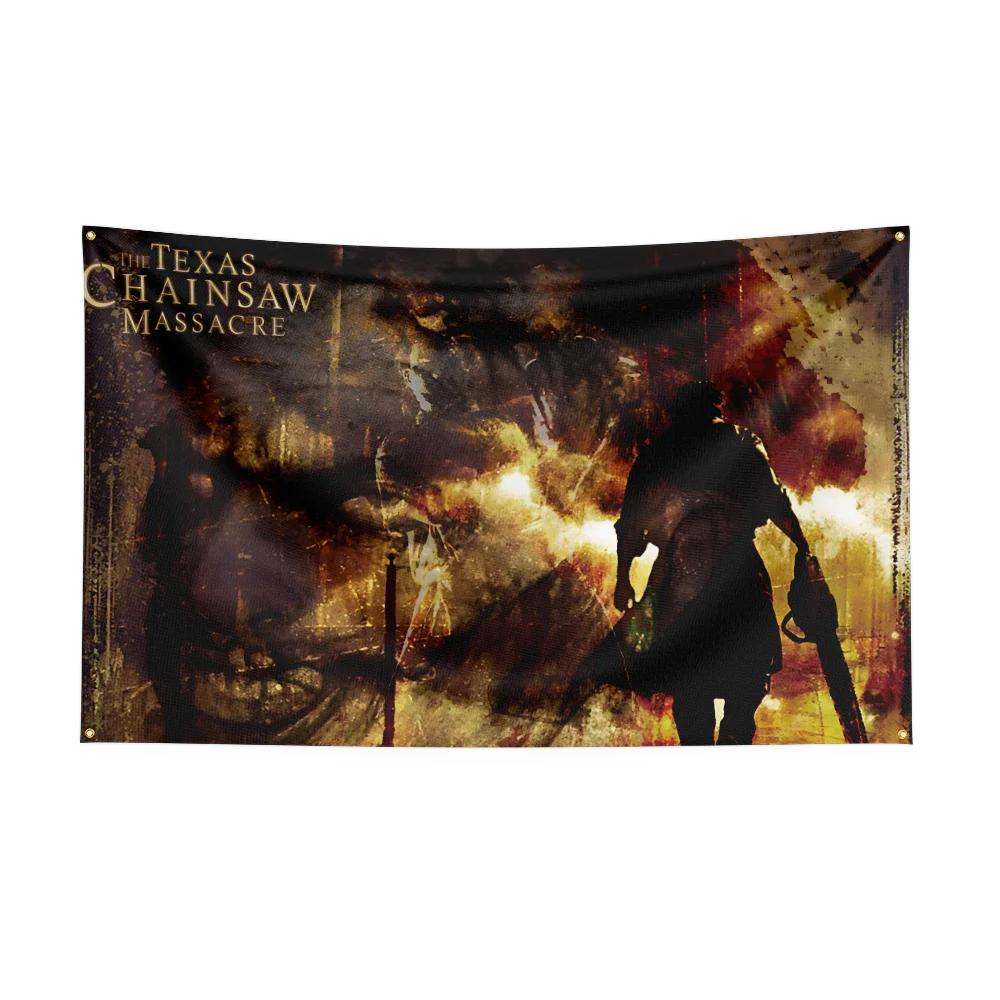 Texas Chainsaw Massacre Flag - 3x5 Ft Classic Horror Movie Banner, Halloween Wall Decor, Polyester Hanging Poster - Premium flag from Lizard Vigilante - Just $15.99! Shop now at Lizard Vigilante