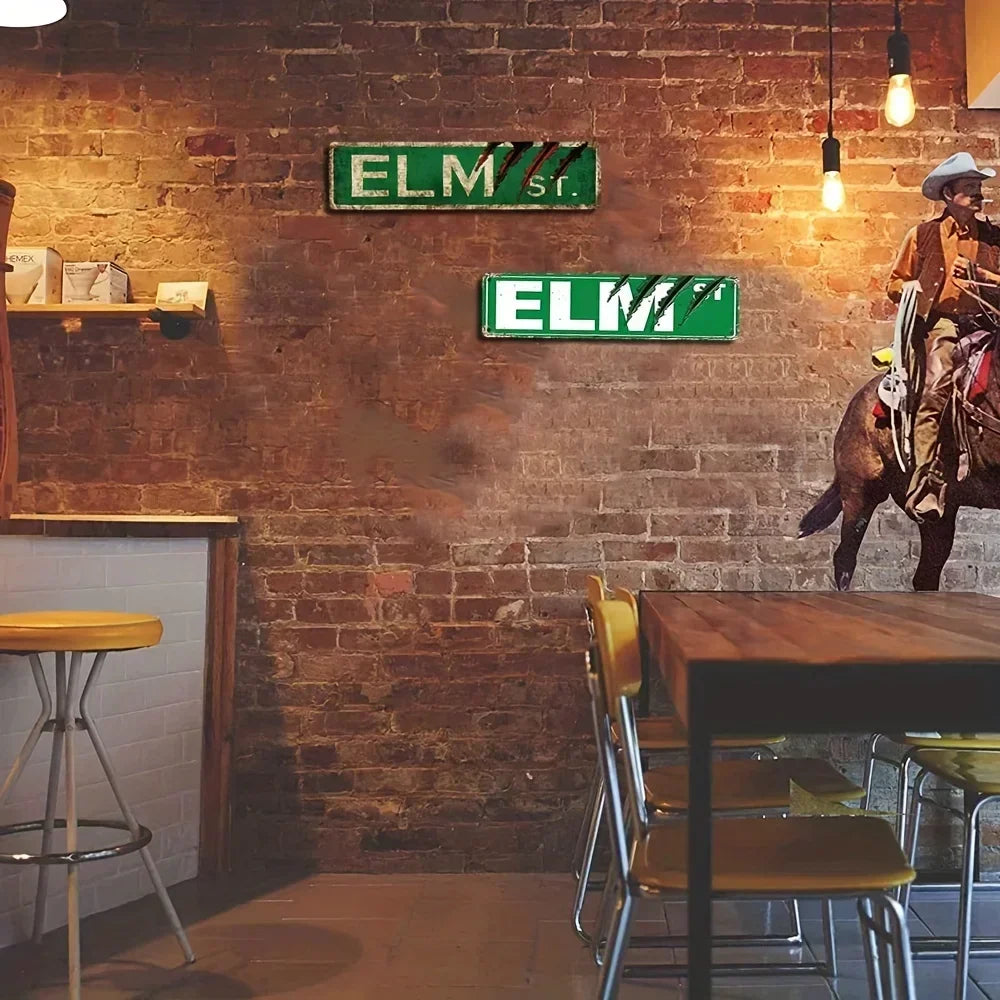 Camp Crystal Lake Killer’s Welcome Vintage Horror Metal Sign