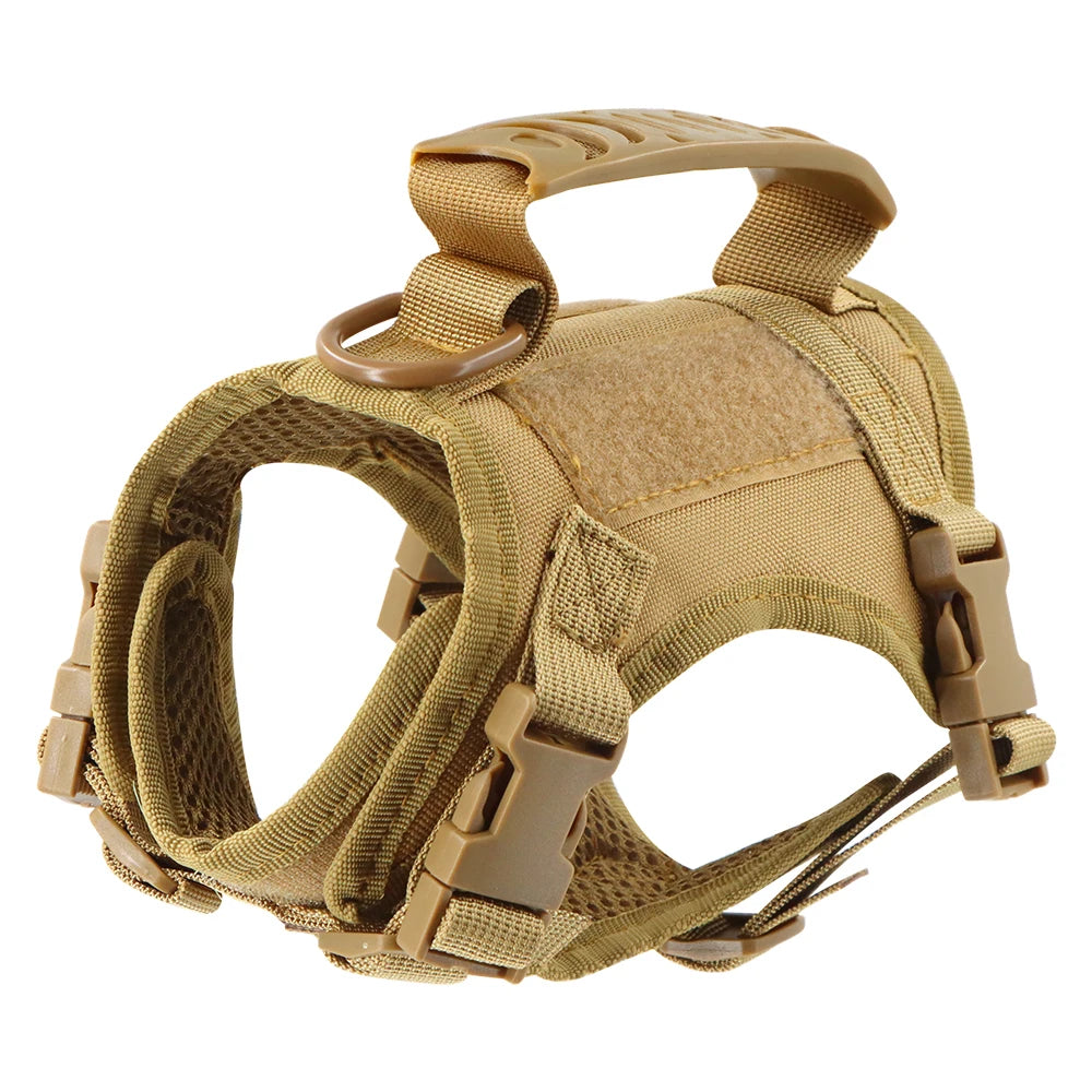 Combat Kitty Tactical Harness – Adjustable Full-Body Vest With Control Handle For Cats & Small Dogs