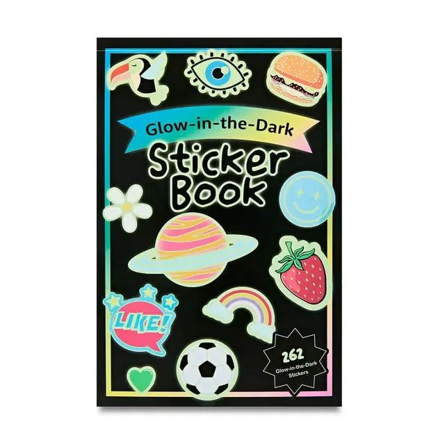 Pen+Gear Fun Kids Toy Sticker Book Glow in the Dark 300+ Count for Kids