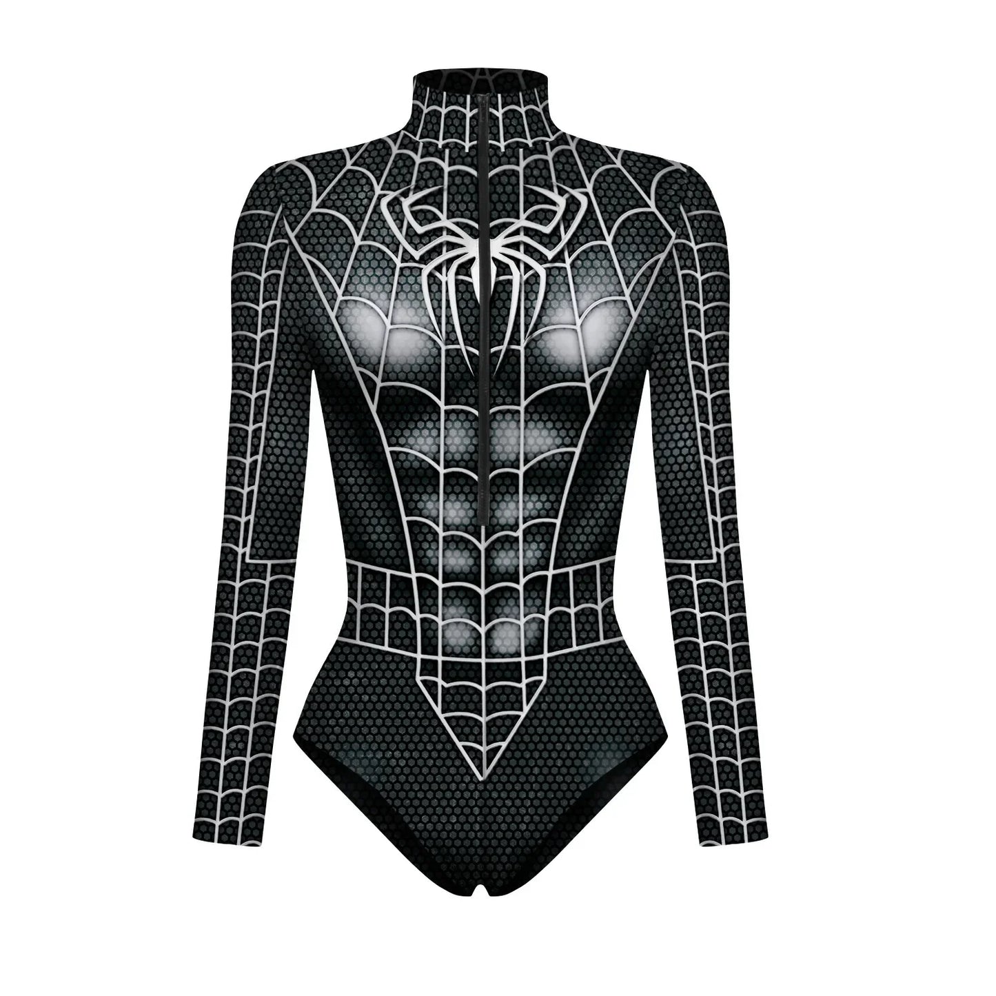 Sexy Superhero Cosplay Swim Bodysuit For Women — Spider, Iron, Deadpool-Inspired 3D Print Costume