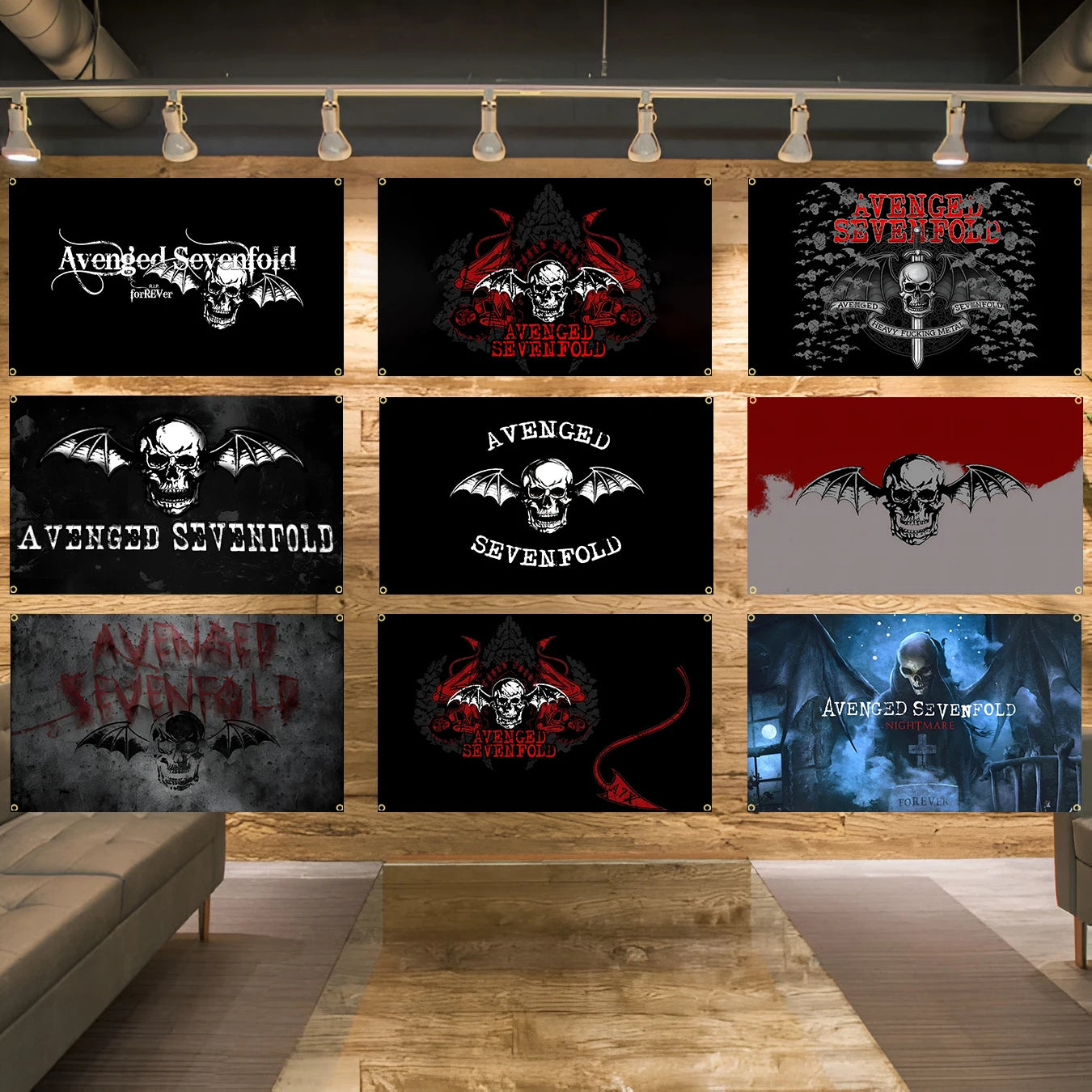 Avenged Sevenfold Heavy Rock Band Flag - 3x5FT Polyester Printed Banner for Decoration - Premium flag from Lizard Vigilante - Just $15.99! Shop now at Lizard Vigilante