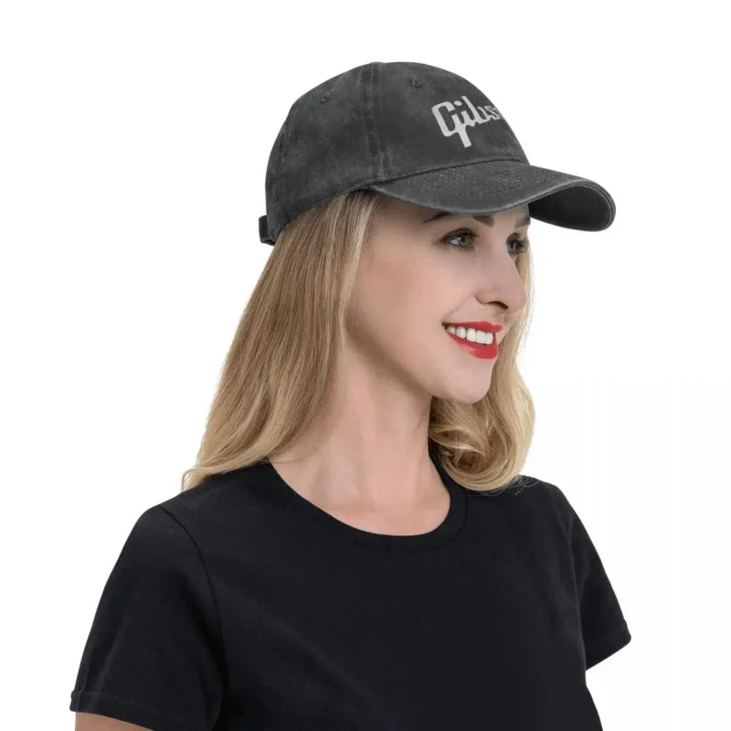 Sweet Child o' Mine: Les Paul Baseball Cap - Premium Baseball cap from Lizard Vigilante - Just $21.99! Shop now at Lizard Vigilante